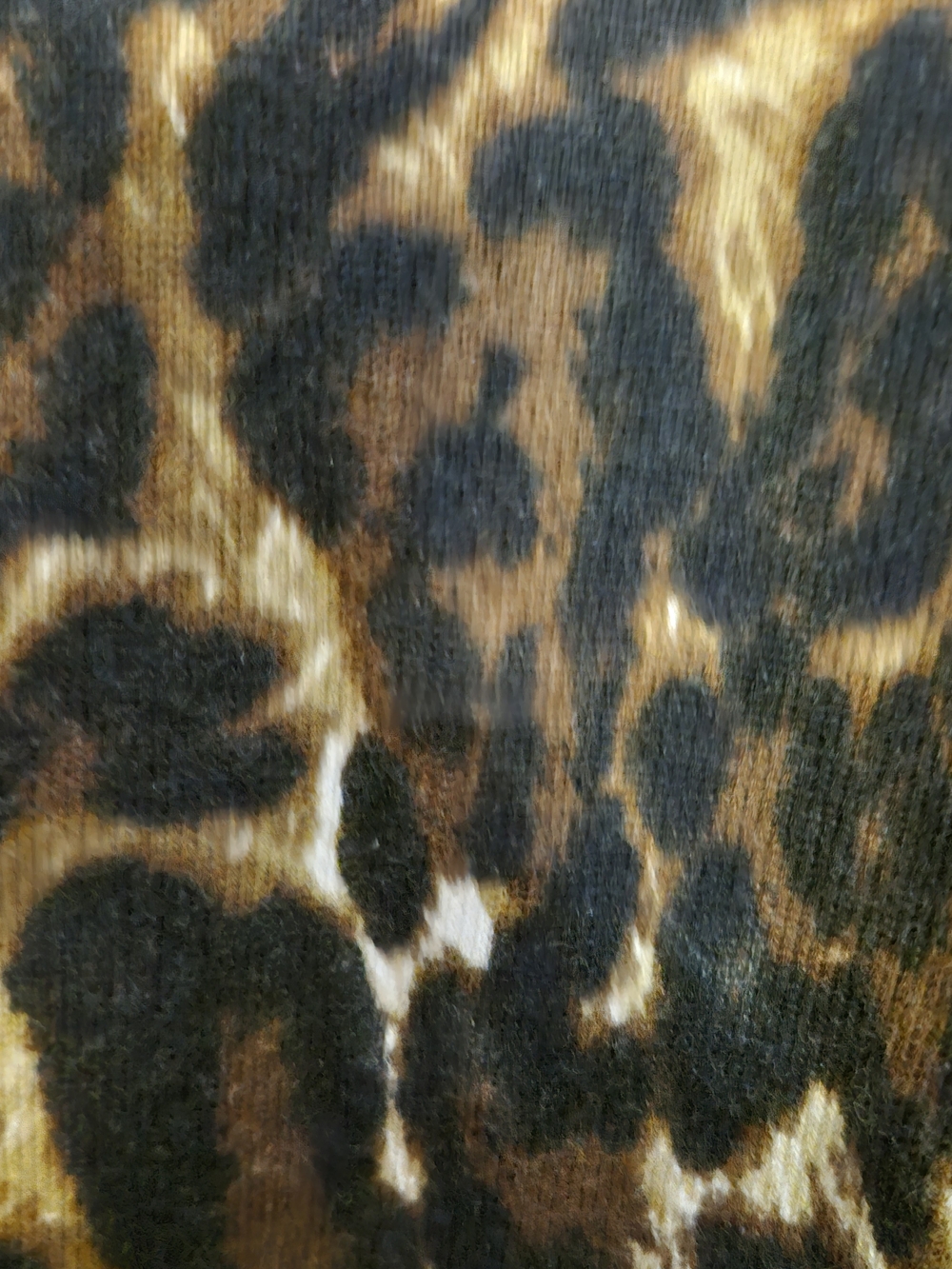 August silk Leopard Print Cardigan in Brown, Black & Cream - Picture 6 of 11